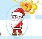 Presentes e moedas Papai Noel