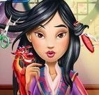 Princesa Mulan salão de beleza