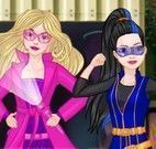 Barbie e amigas heroínas roupas