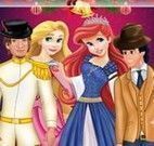 Vestir Ariel e Rapunzel com namorados