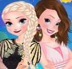 Elsa e Anna na balada