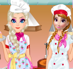 Anna e Elsa roupas master chef