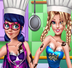 Miraculous e Barbie decorar bolo