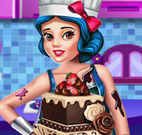 Bolo de casamento Branca de Neve