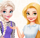 Elsa e Rapunzel fashion