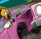 Aventura de carro com Simpsons