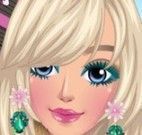Barbie limpeza de pele e maquiar