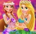 Rapunzel e Anna roupas no Hawai