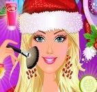 Maquiagem de Natal da Barbie