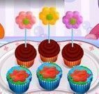 Receita de cupcakes de flores