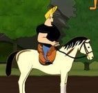 Johnny Bravo no cavalo