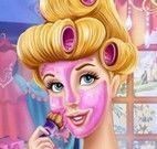 Princesa Cinderela tratamento facial
