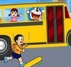 Doraemon ônibus da escola