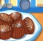 Receita de muffins de chocolate com banana