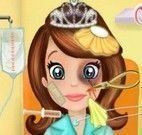 Princesa Sofia na ambulância