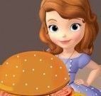 Decorar hambúrguer da Princesa Sofia