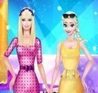 Elsa e Barbie moda