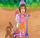 Dora passeio com cachorros
