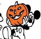 Pintar Mickey no halloween