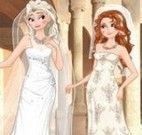 Anna e Elsa irmãs noivas