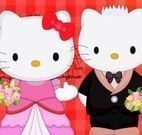 Hello Kitty limpar festa do casamento