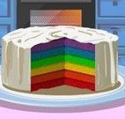 Fazer bolo arco íris