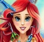 Ariel no cabeleireiro