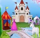 Decorar cenário da Barbie no castelo