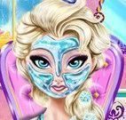 Elsa limpeza facial e maquiagem