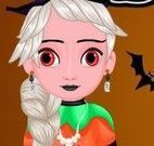 Elsa fantasia de Halloween