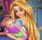 Rapunzel cuidar da bebê