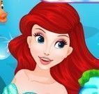 Ariel no spa limpeza de pele