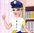 Vestir Elsa policial