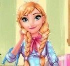 Anna Frozen roupas e maquiagem para escola