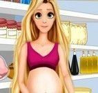 Rapunzel grávida no mercado