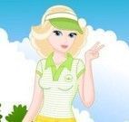 Barbie roupas para golfe