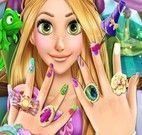 Rapunzel manicure pintar unhas