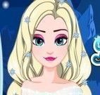 Elsa no cabeleireiro