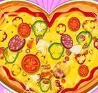 Receita de pizza de coração