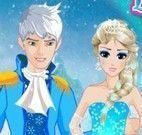 Vestir e maquiar Elsa e Jack