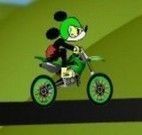 Mickey de bicicleta