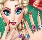 Elsa manicure de Natal