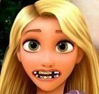 Rapunzel cuidar dos dentes