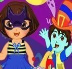 Decorar festa de Halloween da Dora