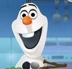 Olaf receita de bolo e sorvete