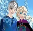 Vestir Elsa e Jack