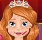 Princesa Sofia tratamento facial profundo