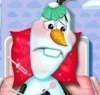 Olaf doente no médico