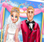 Vestir Anna e Kristoff para casamento