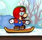 Esquiar com Mario e Luigi